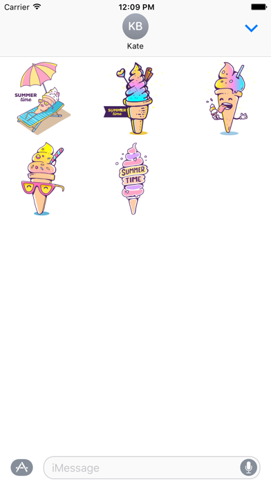 Screenshot #1 pour Groovy Summertime Stickers