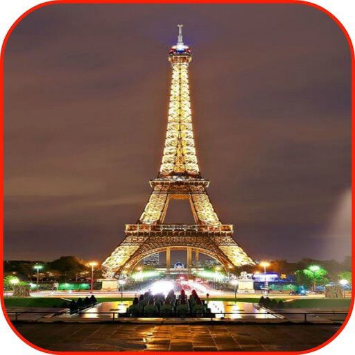 Paris Wallpaper, Eiffel Tower Paris Night Light LWP, France Wallpaper icon