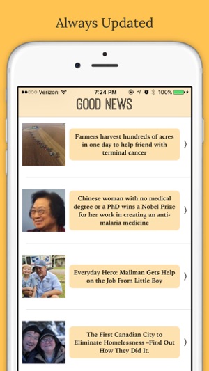 Good News: Positive, Inspiring Stories & Headlines(圖2)-速報App