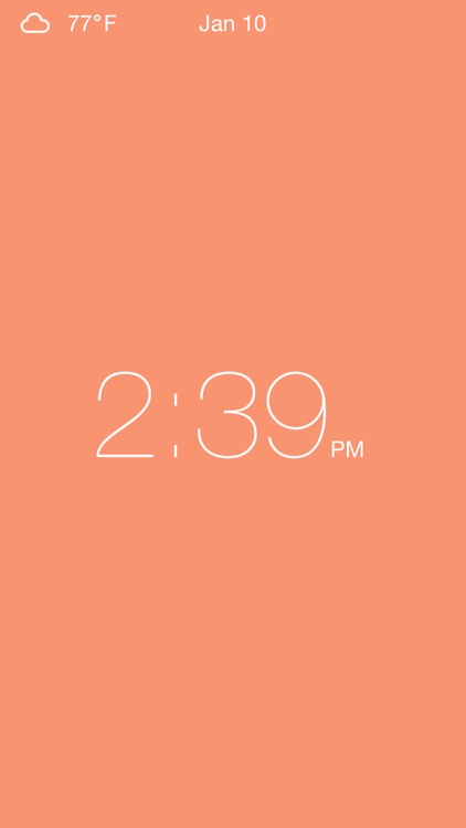 Clock - Modern deskclock with nightstand mode screenshot-3