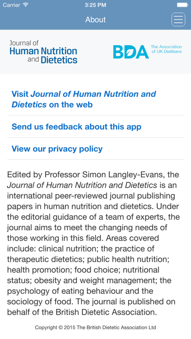 How to cancel & delete Journal of Human Nutrition and Dietetics App from iphone & ipad 4