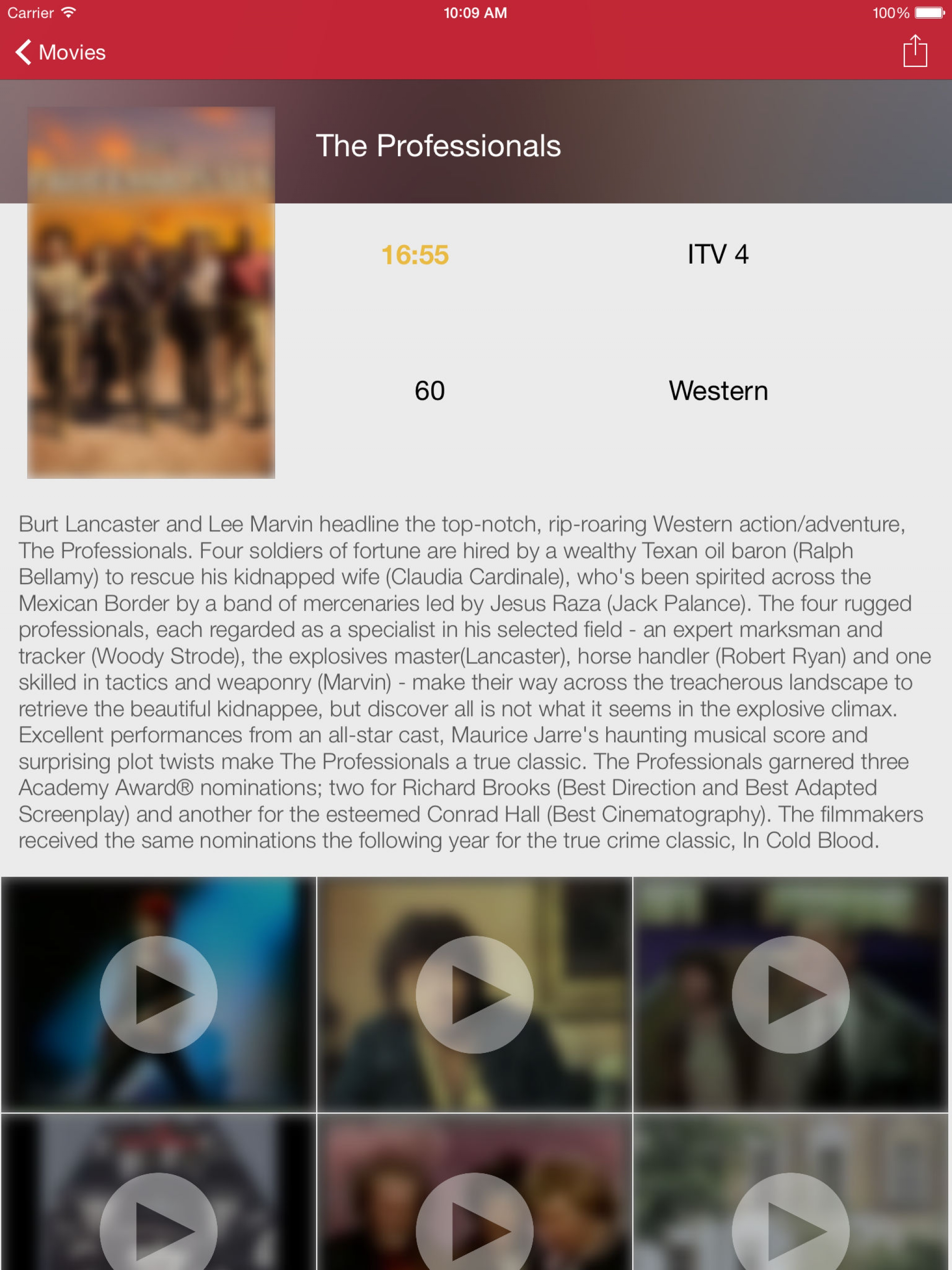 UK's Television Free for iPad screenshot 3