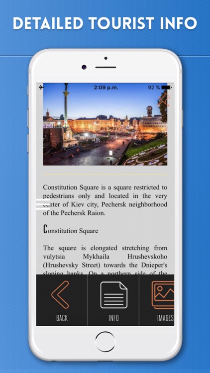 Kiev Travel Guide with Offline City Street Map