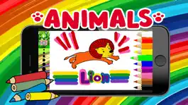 Game screenshot Cute animal alphabet coloring book for kids easy toddler game hack