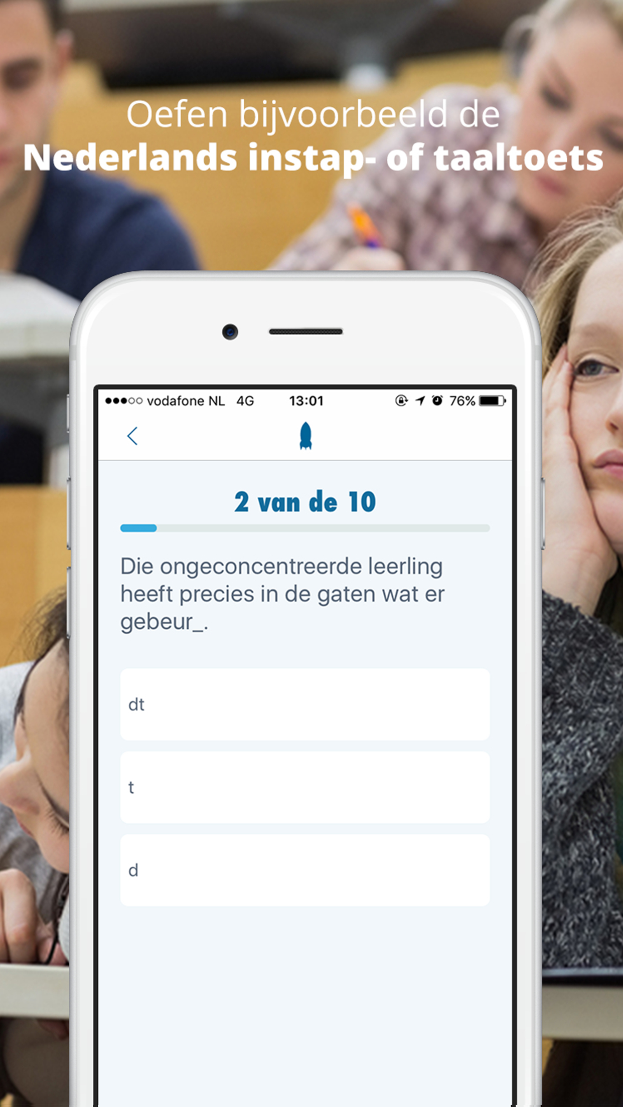 Rocket Study - Gratis hbo quiz voor tentamens! screenshot 3
