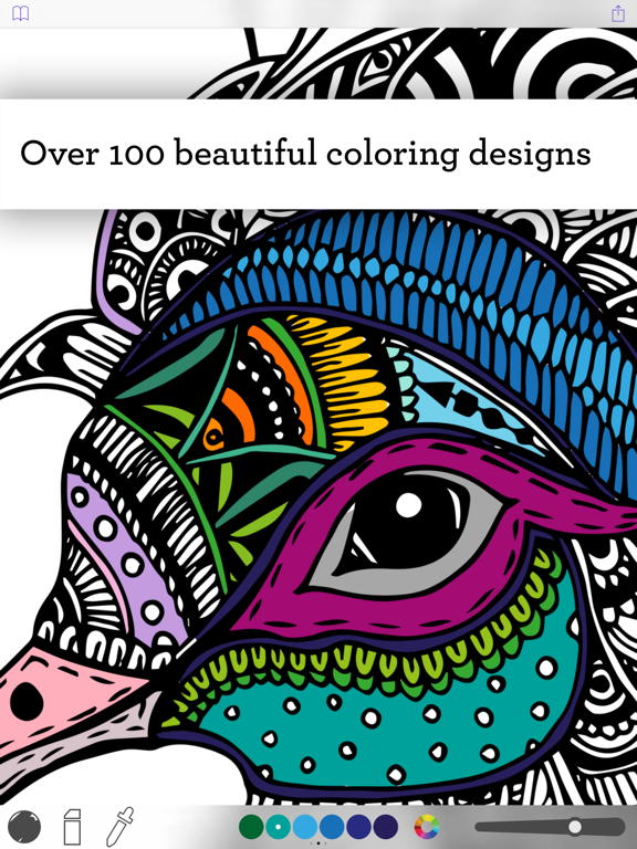 Screenshot #1 for Contour Color - Coloring App