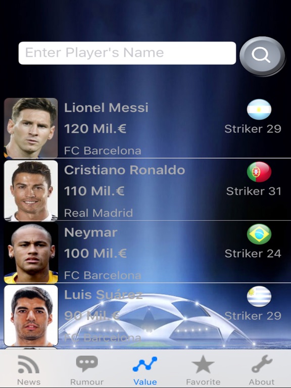 Screenshot #6 pour Football Transfer Manager -- free version