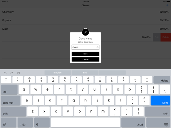 Screenshot #5 pour Grades Tracker/Calculator