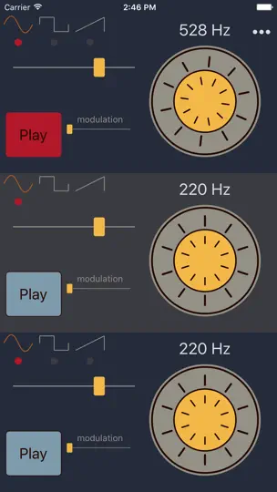 Frequency Sound Generator - Frekans Ses üreteci iPhone Ekran Görüntüsü 1