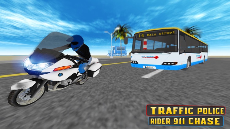 Traffic Police Rider 911 Chase Simulator screenshot-4