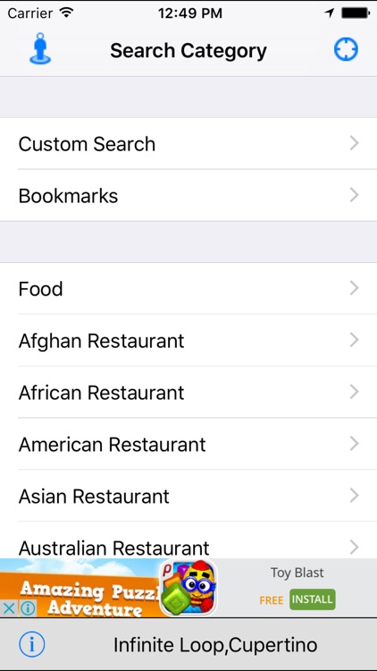 Nearby Food - Restaurant Finder Lite