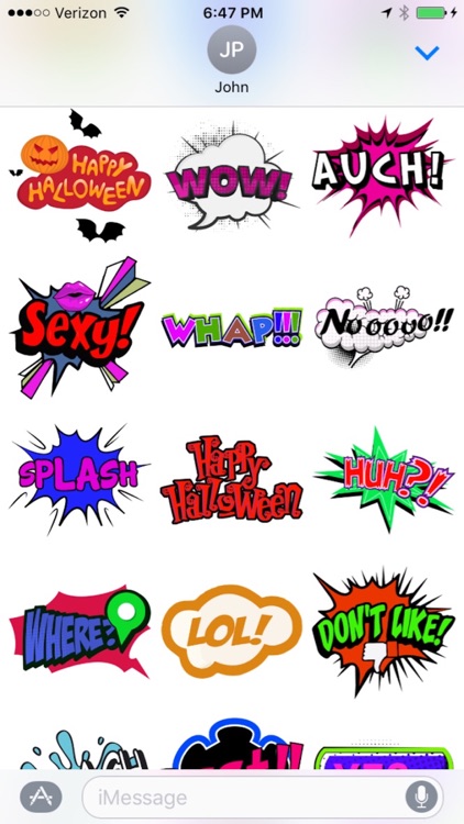 Comic Talks Stickers for iMessages