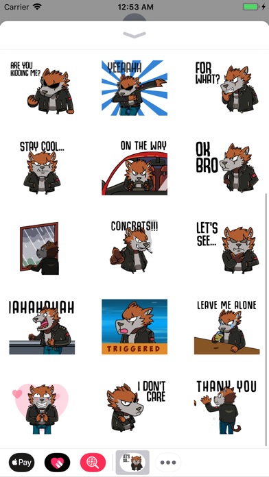 Fox Animated Sticker Pack screenshot 3