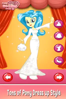 Game screenshot Bride Pony wedding girl princess dress up makeover apk