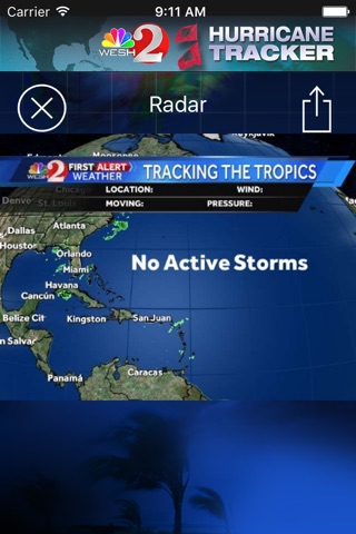 Hurricane Tracker WESH 2 screenshot 2