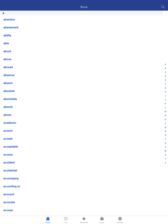 Screenshot #4 pour Oxford vocabulary 3000 - quiz, flashcard