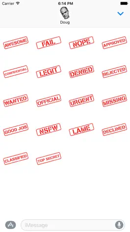 Game screenshot stamper ~ rubber stamp rejected sticker pack apk