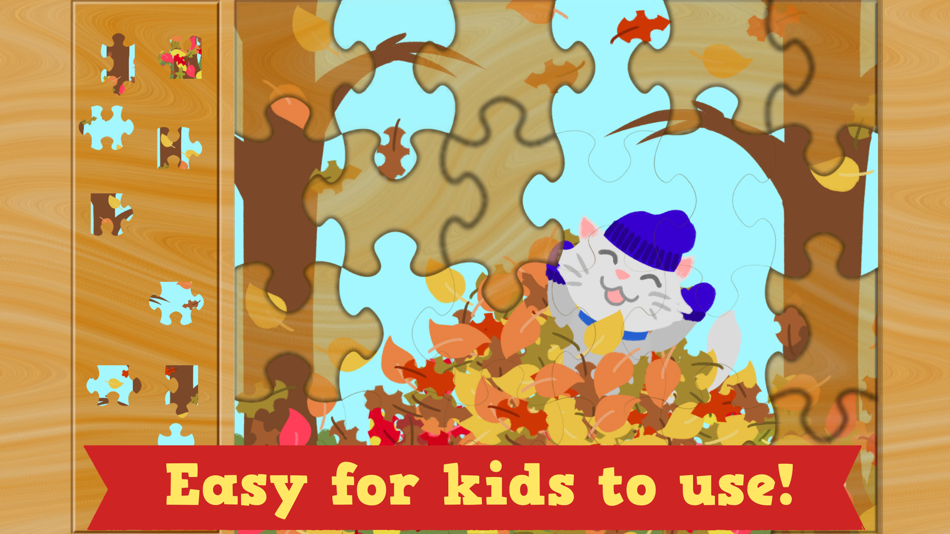 #4. Thanksgiving Puzzles - Fall Holiday Games for Kids (iOS) 由: Scott Adelman Apps Inc