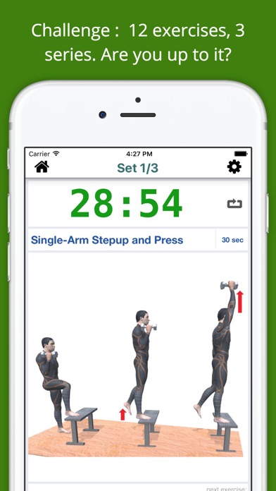 Screenshot #2 pour 30 Min Dumbbell Workout Challenge Free Lose Weight