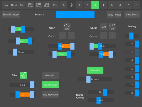 SeekBeats Drum Machine Synth iPad app afbeelding 3