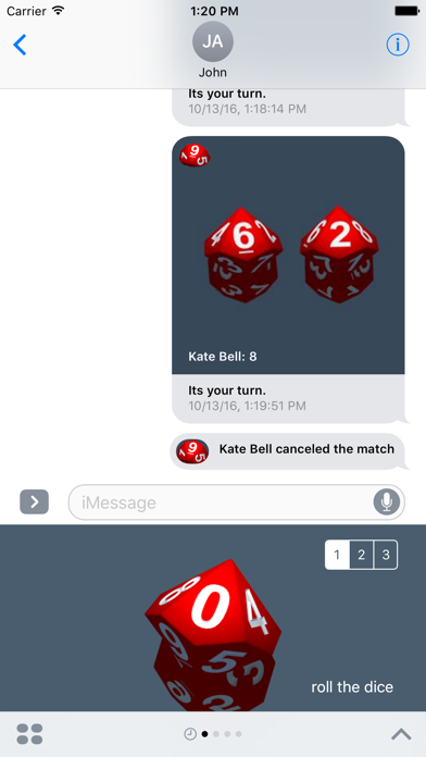 RPG D10 Role-Player Dice for iMessageのおすすめ画像1