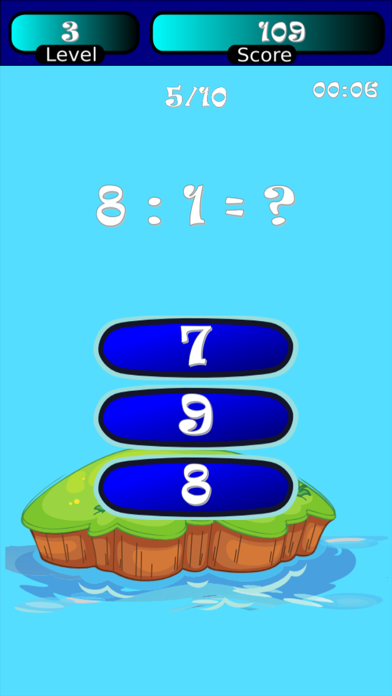 Screenshot #1 pour Division Math (kids math) SD