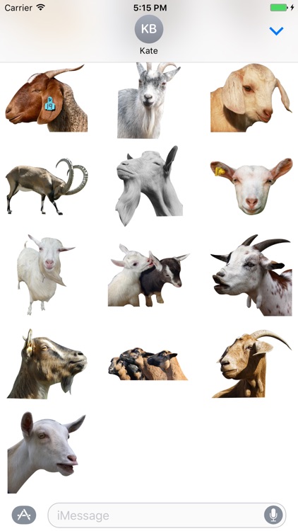 Goat Sticker for iMessage