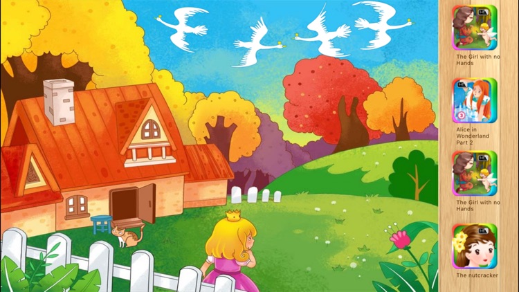 The Wild Swans Bedtime Fairy Tale iBigToy screenshot-3