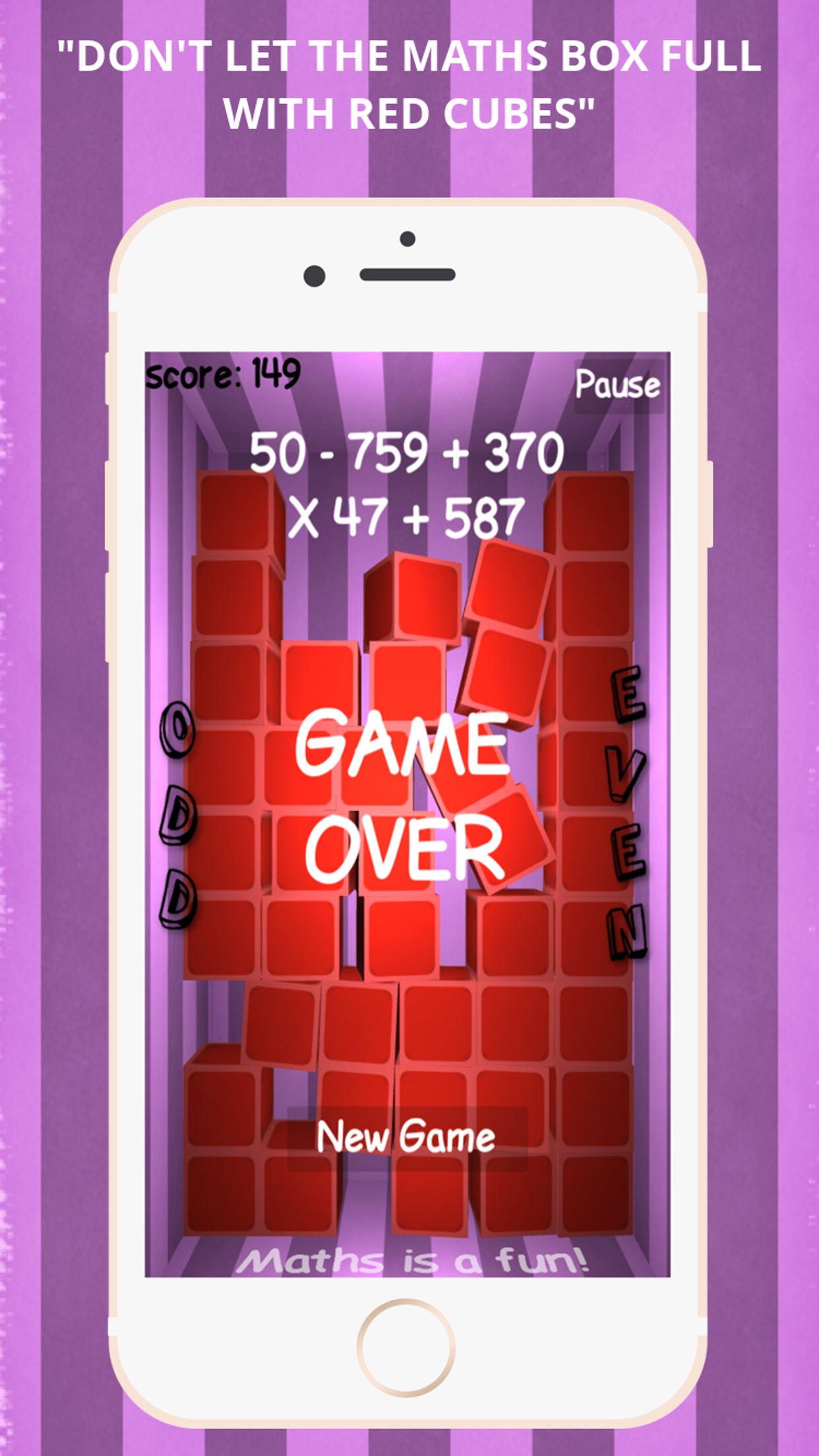 Maths Game: Odd - Even