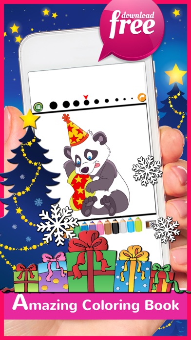Screenshot #3 pour Christmas Coloring Pages For Kids And Toddlers!