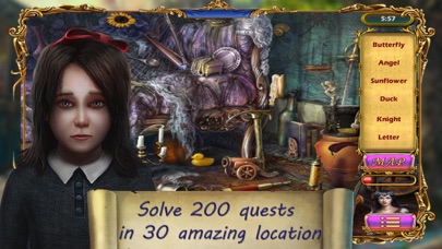 Hidden Object: Alice's Adventures an Old Castle screenshot 2