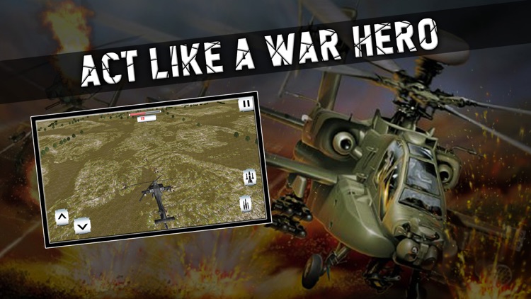 Real Apache Missions 3d - Kill the terrorists with your helicopter and shoot tanks and trucks in this battle. screenshot-3