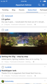 Aquarium Advice Forums screenshot