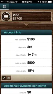 debt snowball+ iphone screenshot 2