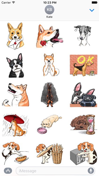 P.S. I Love Dogs - Dog Stickers