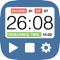 Stopwatch and countdown timer for various trainings