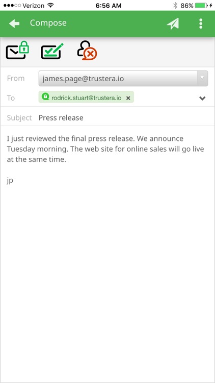 Trustera Secure Email