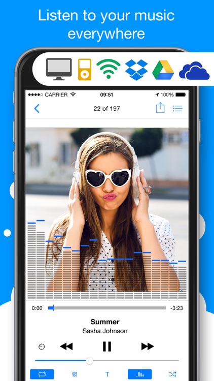 Musicloud - MP3 and FLAC Music Player for Clouds