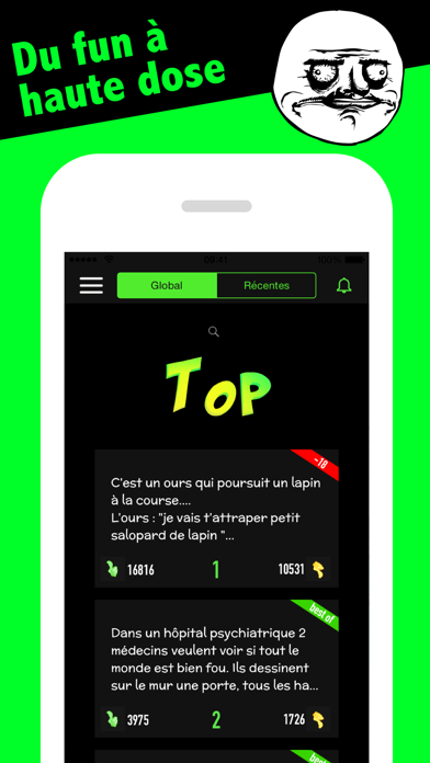 Screenshot #2 pour Planète Blagues - trouves la meilleure blague !
