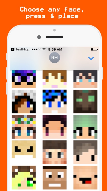 Best Pixel Faces & Skins for iMessage