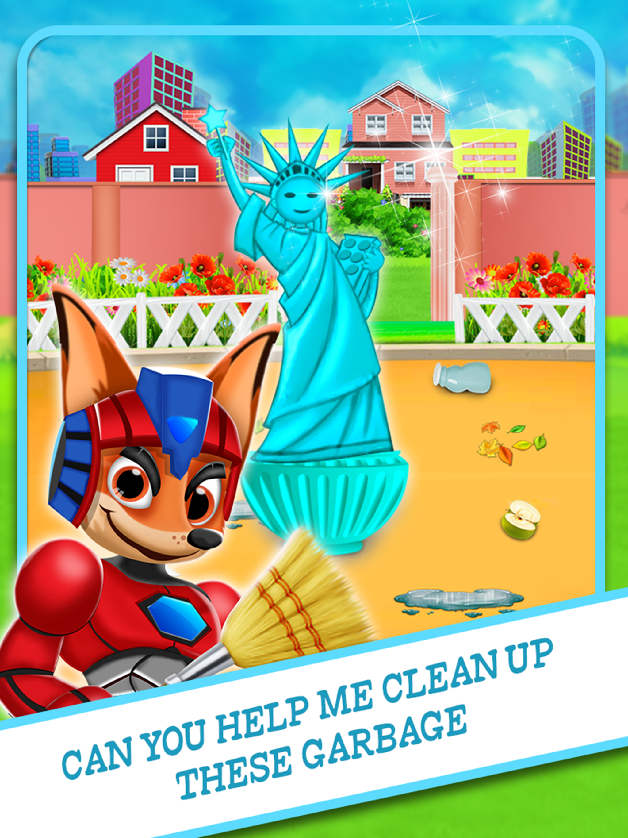 Animal Superhero City Cleaner screenshot 7
