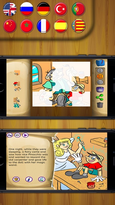 Pinocchio classic tale - Interactive book screenshot 2