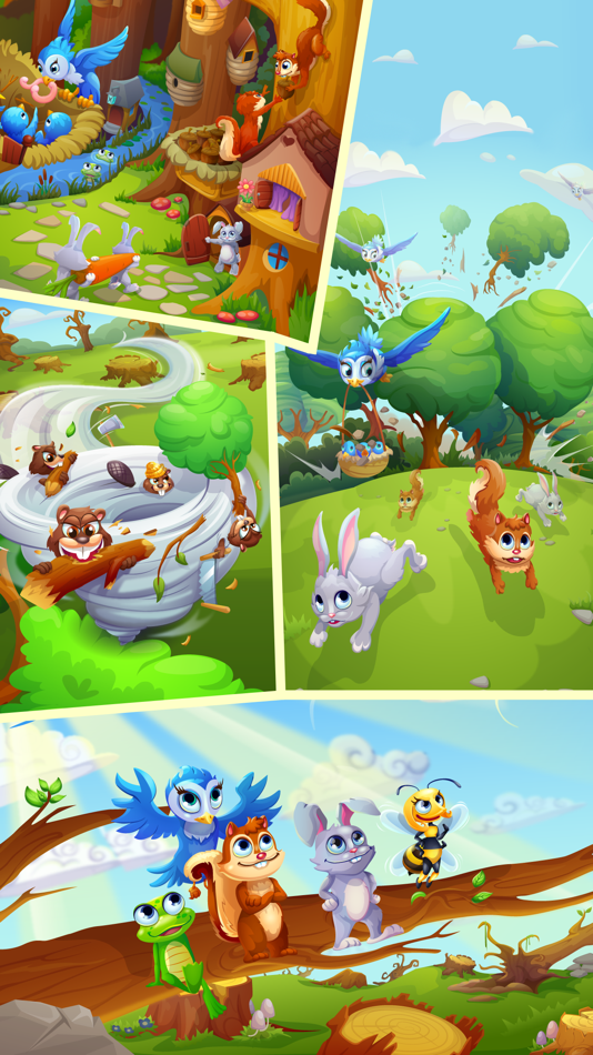 #5. Forest Rescue: Match 3 Puzzle (iOS) 由: Qublix