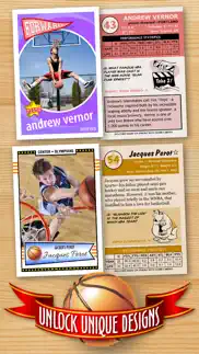 basketball card maker (ad free) - make your own custom basketball cards with starr cards iphone screenshot 3