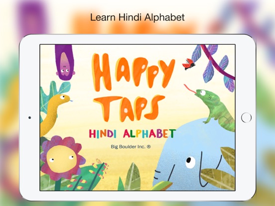 Screenshot #4 pour Happy Taps Hindi: Kids learn Alphabet - Easy & Fun