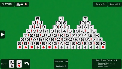 Pyramid Solitaire screenshot1