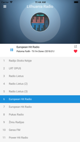 Lithuanian Radio FM: Lietuvos screenshot