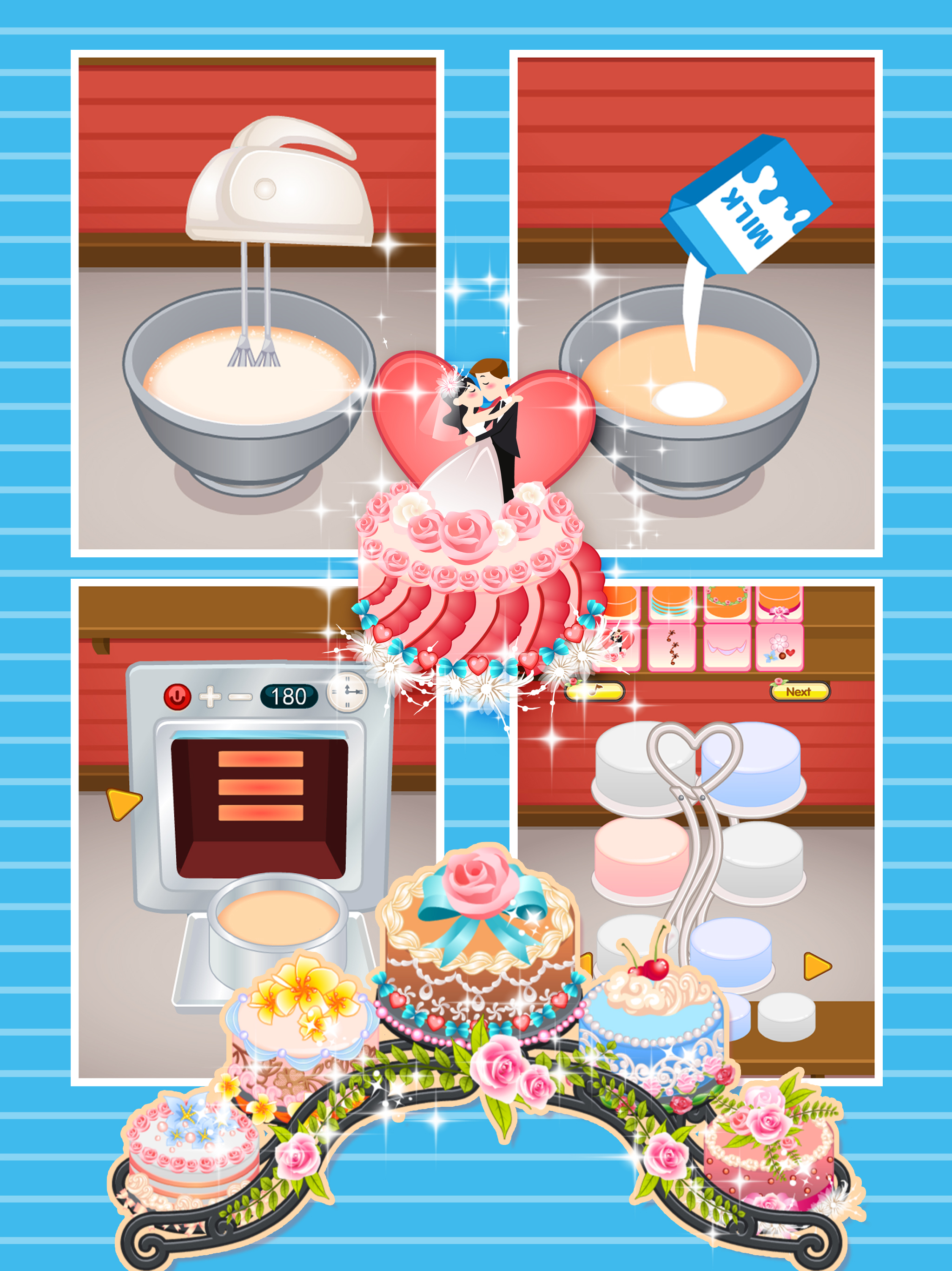 Sweet Wedding Cake Design - Cooking games for girl screenshot 7