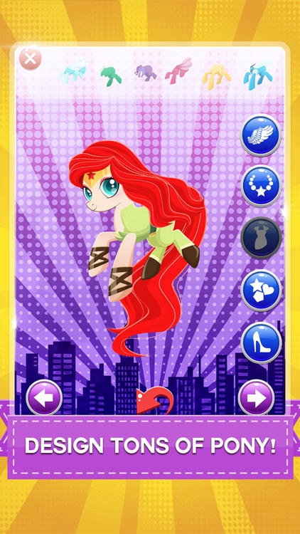 Super Pony Hero Girl – My Little Princess Pony Dress up Games for Free