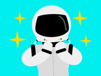 Space stickers by Cosmolander